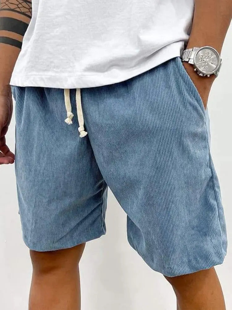Stijlvolle geribde korte broek