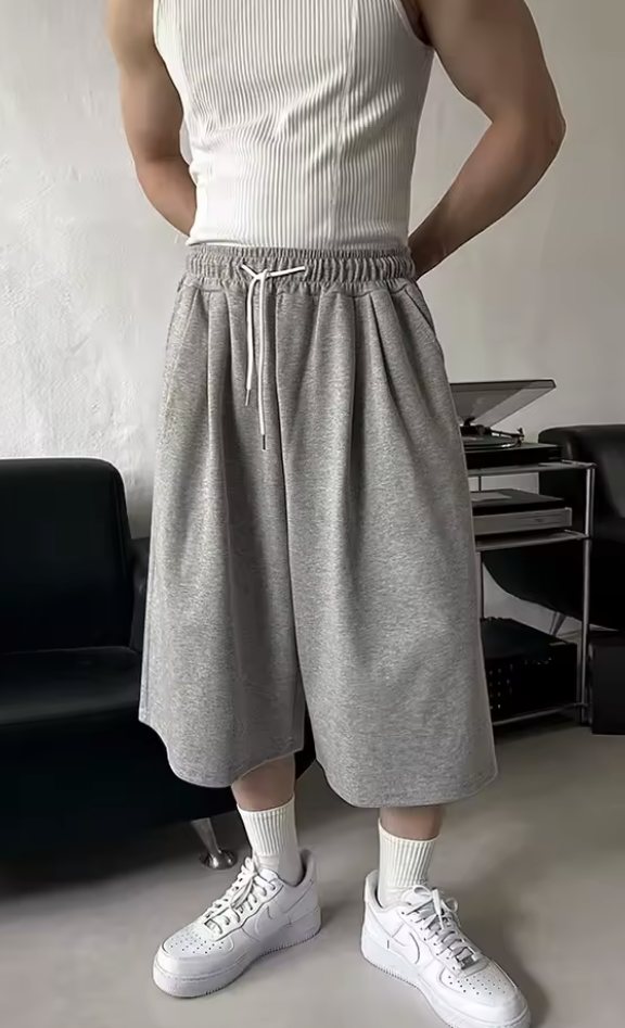 Losse lange korte broek
