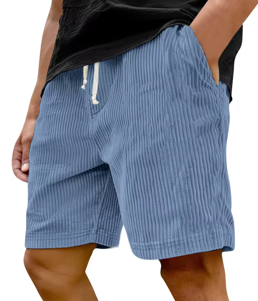 Stijlvolle geribde korte broek