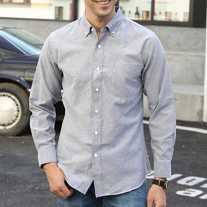 Heren shirt met lange mouwen