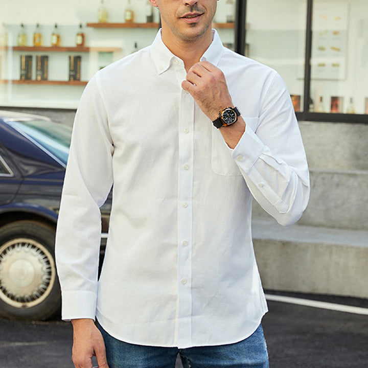 Heren shirt met lange mouwen