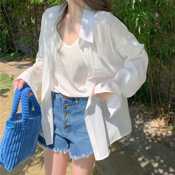 Ongedwongen blouse voor dames