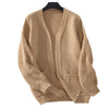 Damesvest met lange mouwen van gebreide stof