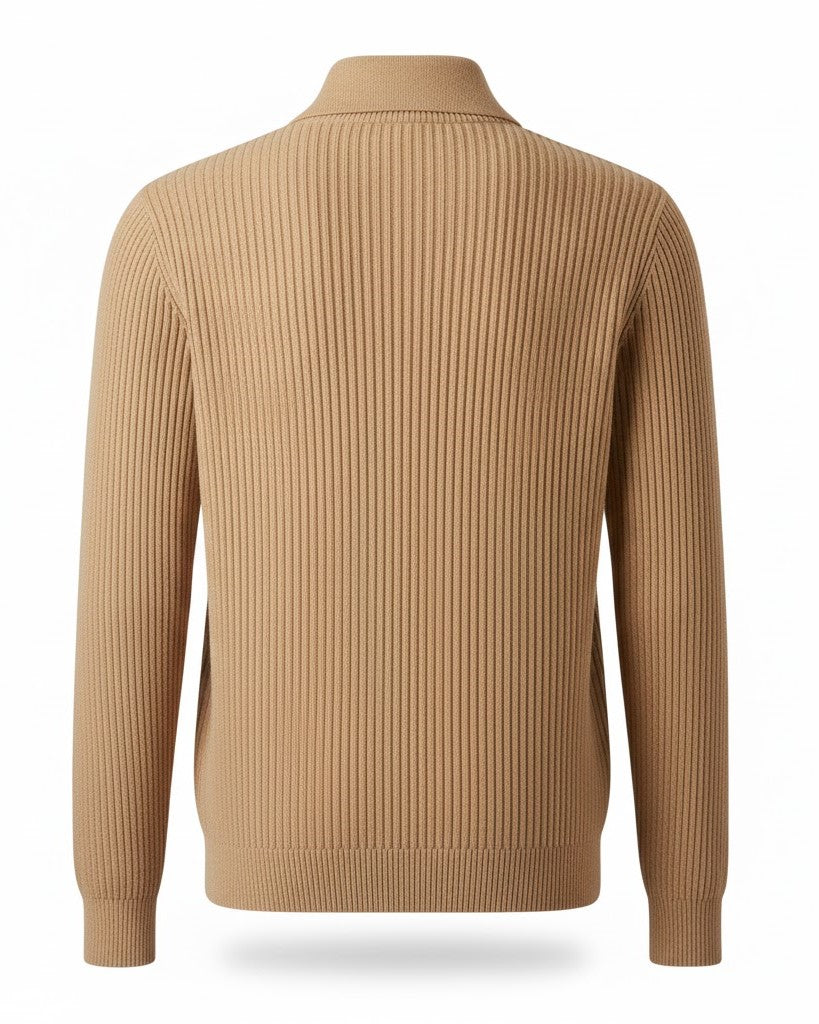 Heren trui met kraag