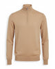 Heren trui met ritssluiting in de kraag