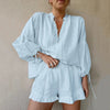 Zomerse set met hoge taille